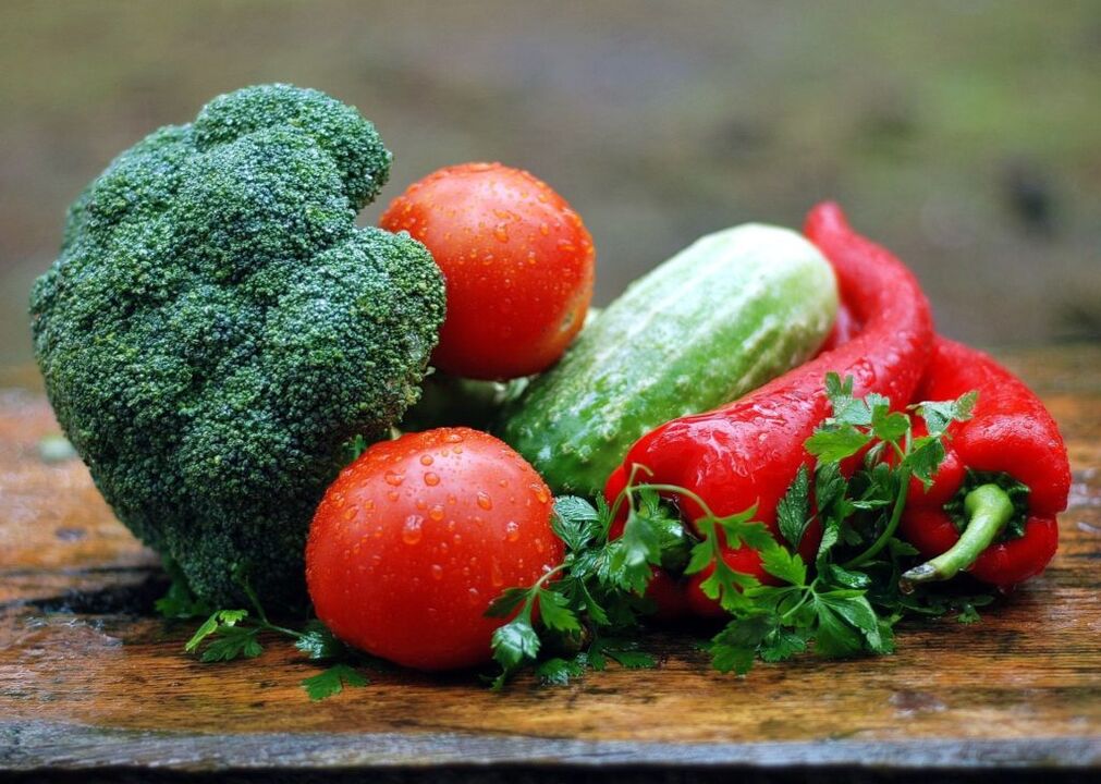 vegetables against prostatitis